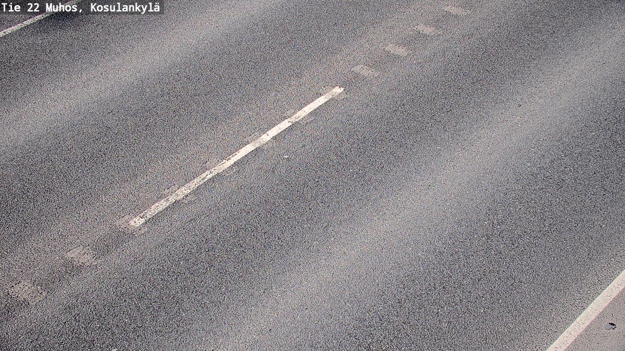 Weather Camera Image Väg 22 Muhos, Kosulankylä, Muhos, Pohjois-Pohjanmaa
