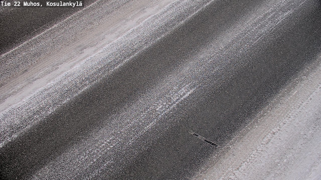 Weather Camera Image Road 22 Muhos, Kosulankylä, Muhos, Pohjois-Pohjanmaa