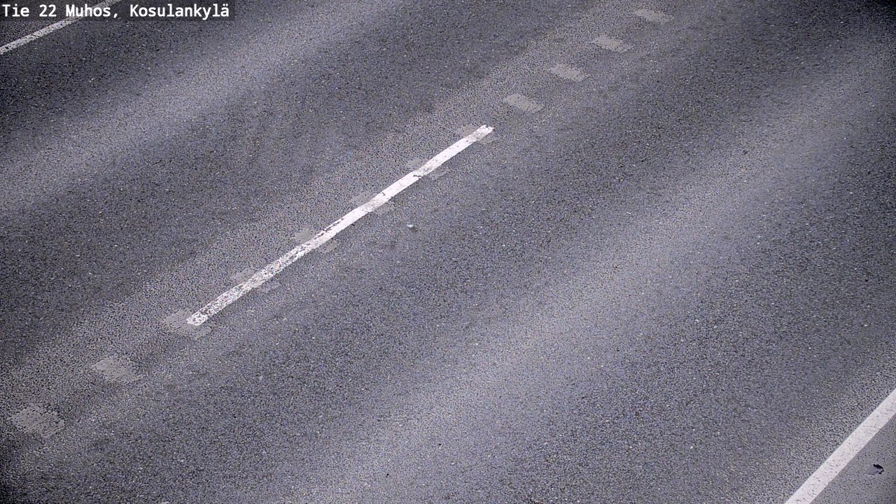 Weather Camera Image Väg 22 Muhos, Kosulankylä, Muhos, Pohjois-Pohjanmaa