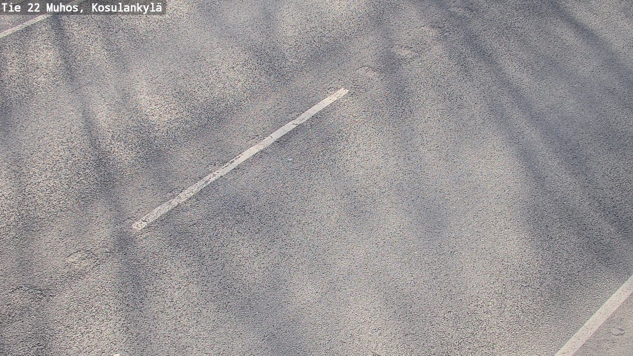 Weather Camera Image Väg 22 Muhos, Kosulankylä, Muhos, Pohjois-Pohjanmaa