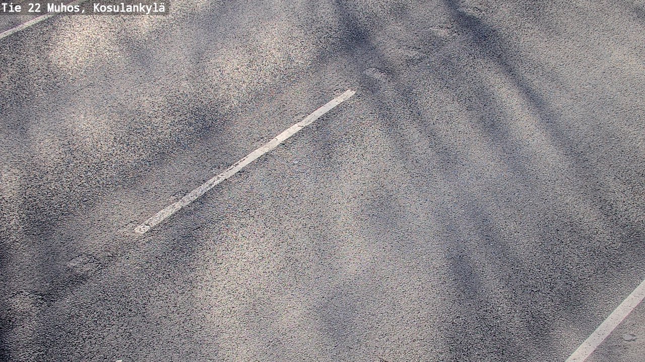 Weather Camera Image Väg 22 Muhos, Kosulankylä, Muhos, Pohjois-Pohjanmaa