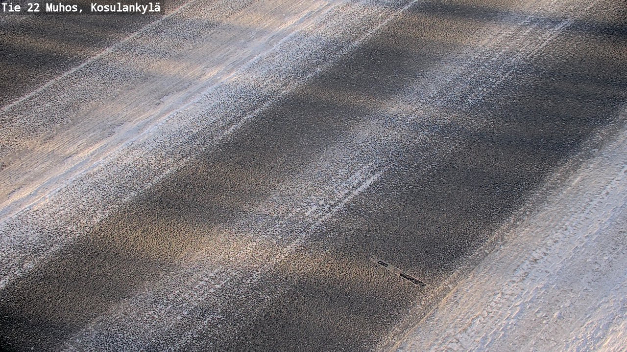 Weather Camera Image Road 22 Muhos, Kosulankylä, Muhos, Pohjois-Pohjanmaa
