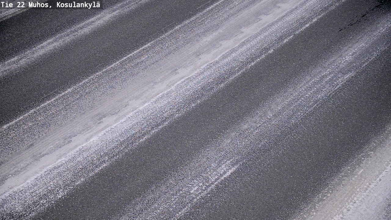 Weather Camera Image Road 22 Muhos, Kosulankylä, Muhos, Pohjois-Pohjanmaa