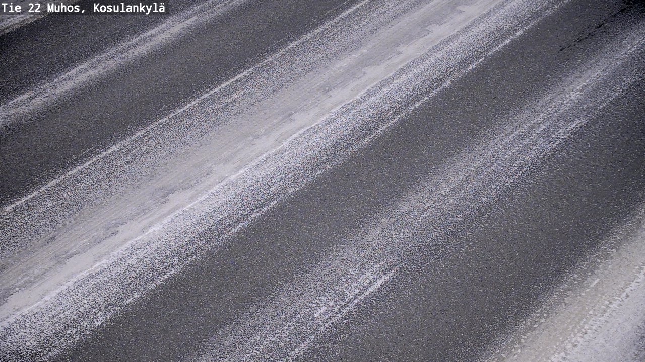 Weather Camera Image Road 22 Muhos, Kosulankylä, Muhos, Pohjois-Pohjanmaa