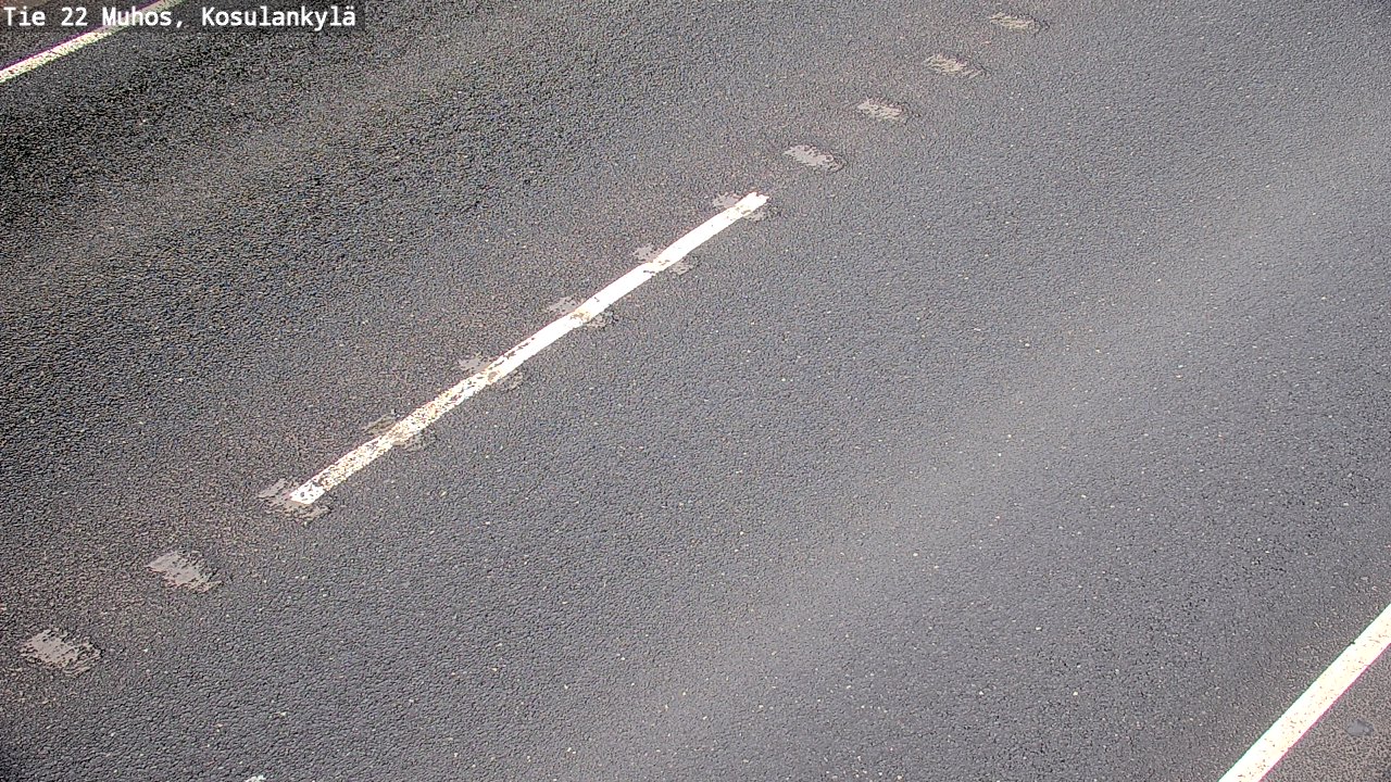 Weather Camera Image Road 22 Muhos, Kosulankylä, Muhos, Pohjois-Pohjanmaa