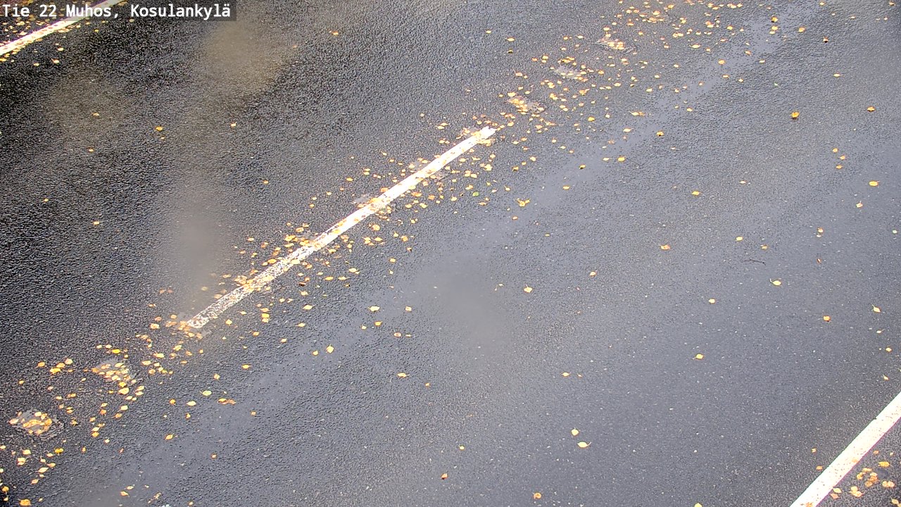 Weather Camera Image Road 22 Muhos, Kosulankylä, Muhos, Pohjois-Pohjanmaa