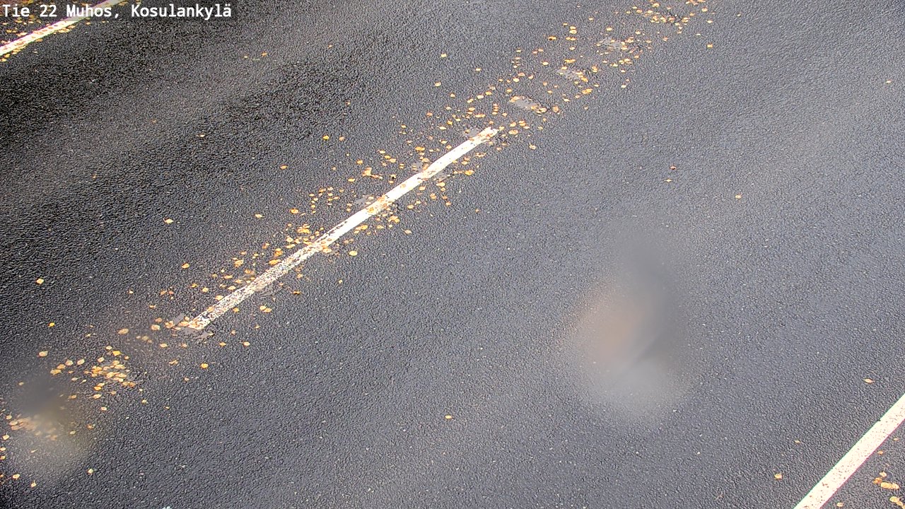Weather Camera Image Road 22 Muhos, Kosulankylä, Muhos, Pohjois-Pohjanmaa
