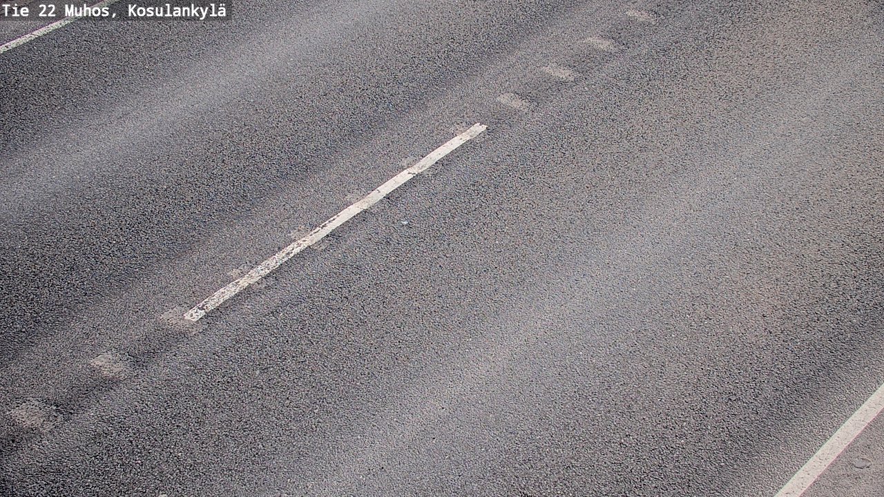 Weather Camera Image Väg 22 Muhos, Kosulankylä, Muhos, Pohjois-Pohjanmaa