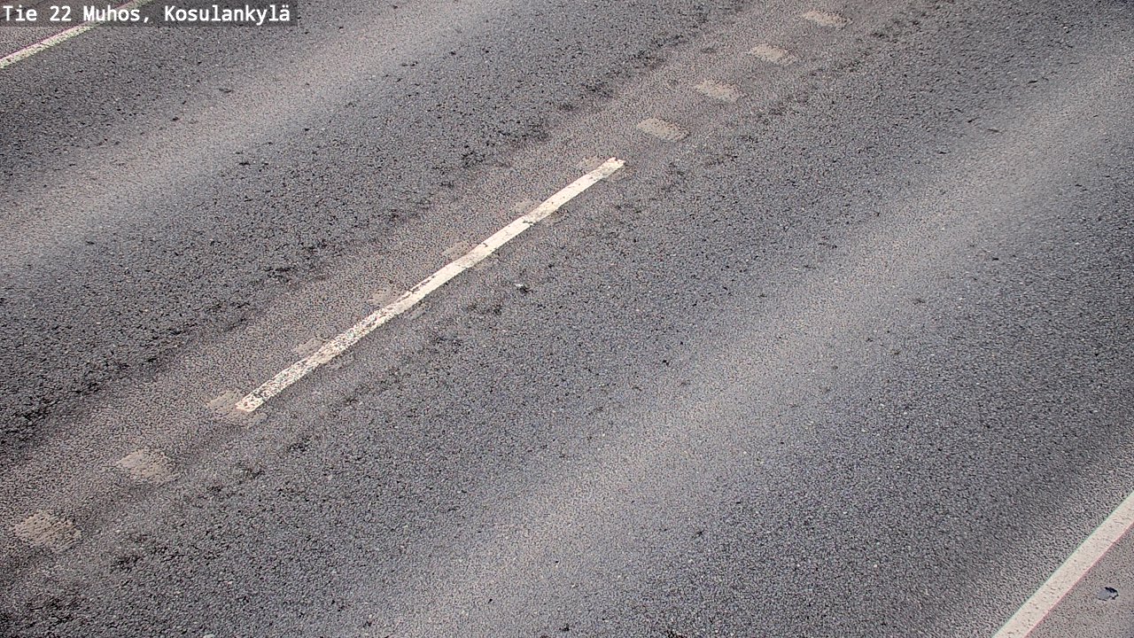 Weather Camera Image Väg 22 Muhos, Kosulankylä, Muhos, Pohjois-Pohjanmaa