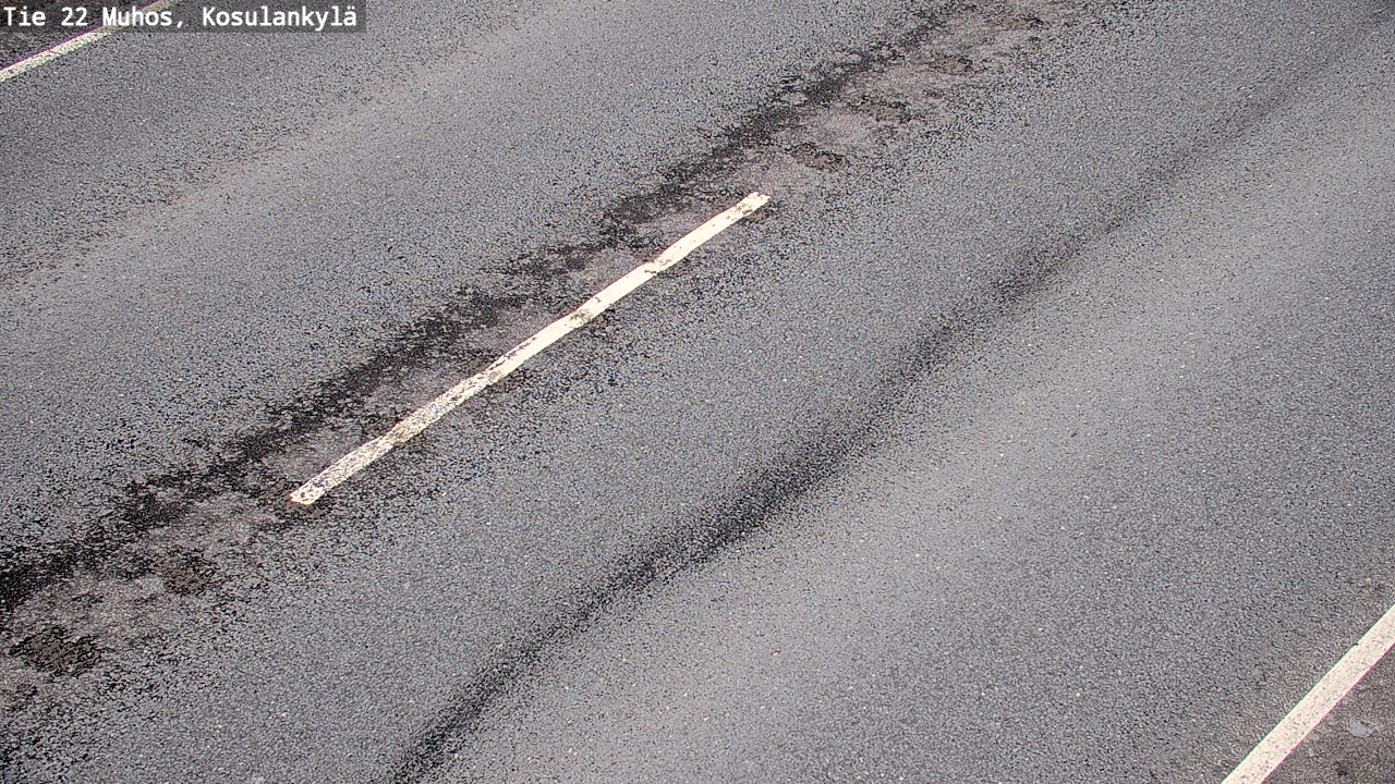 Weather Camera Image Road 22 Muhos, Kosulankylä, Muhos, Pohjois-Pohjanmaa