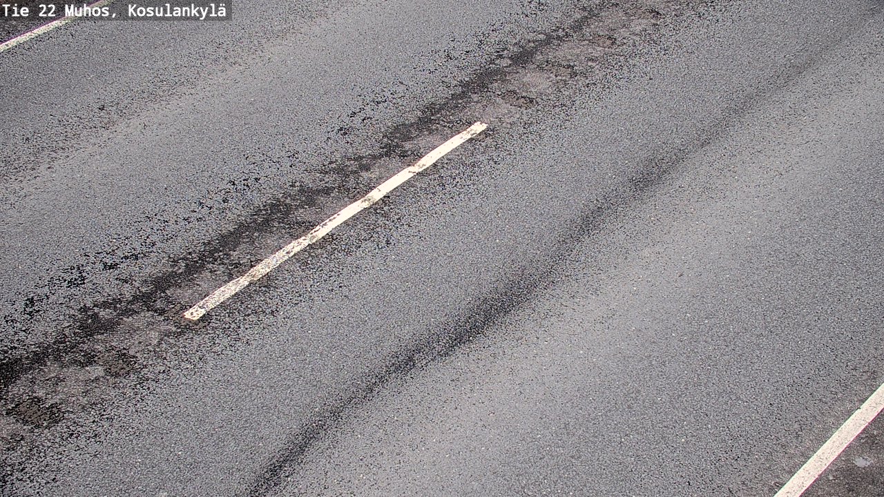 Weather Camera Image Road 22 Muhos, Kosulankylä, Muhos, Pohjois-Pohjanmaa