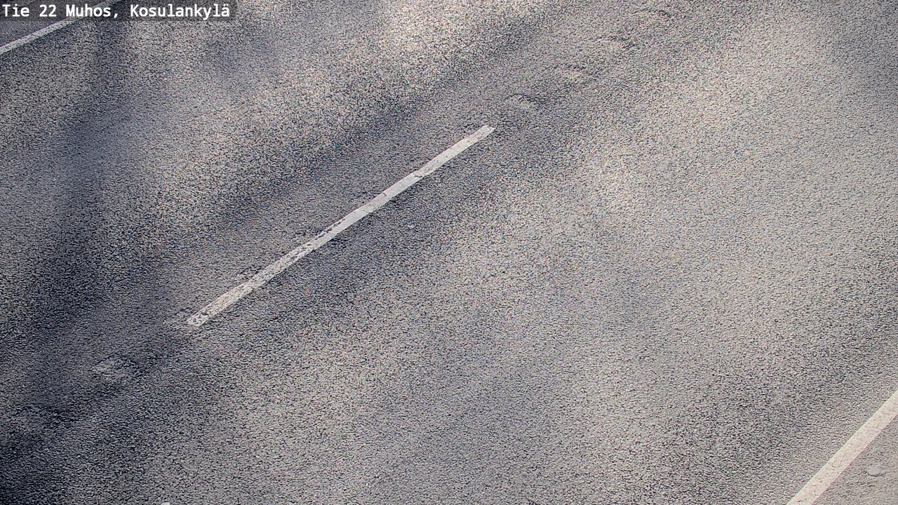 Weather Camera Image Väg 22 Muhos, Kosulankylä, Muhos, Pohjois-Pohjanmaa
