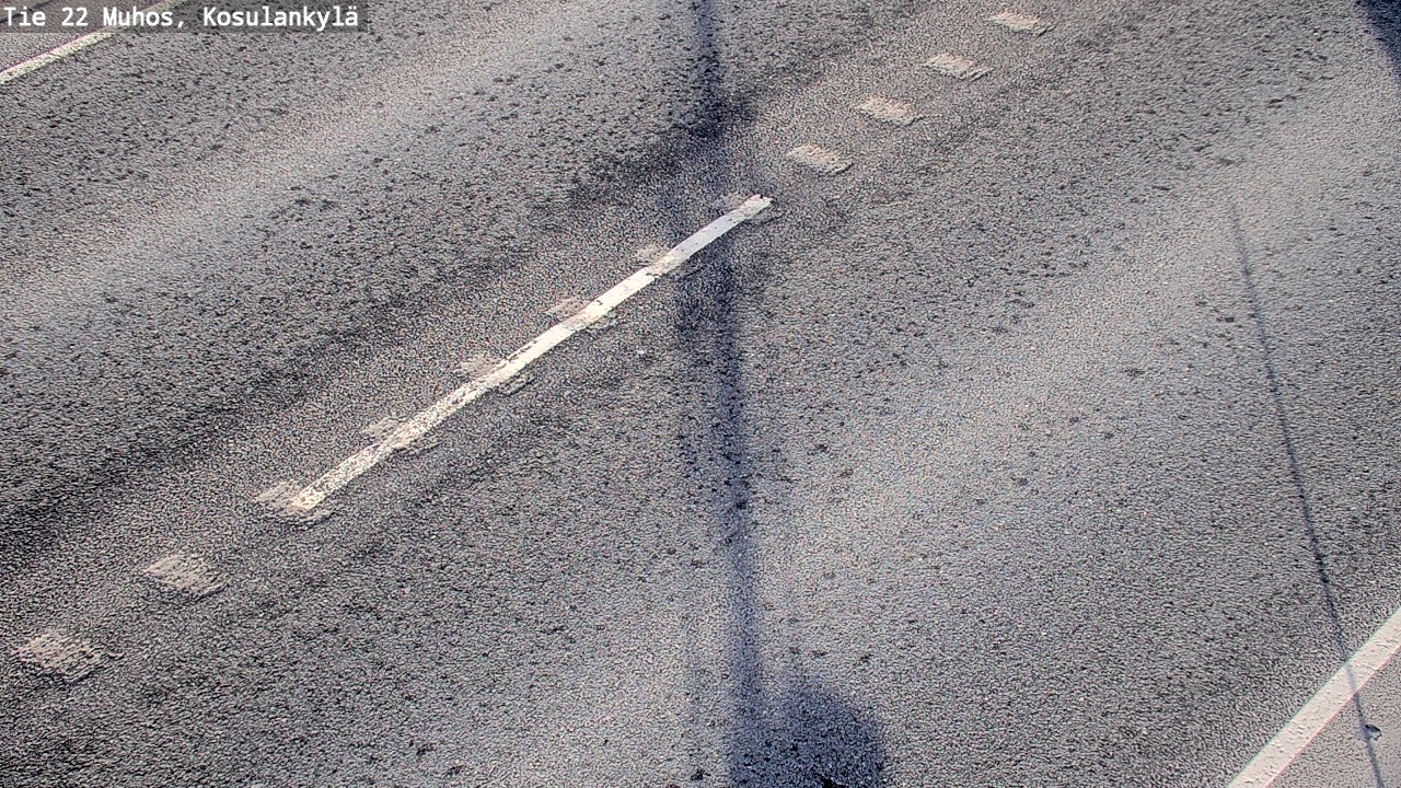 Weather Camera Image Väg 22 Muhos, Kosulankylä, Muhos, Pohjois-Pohjanmaa