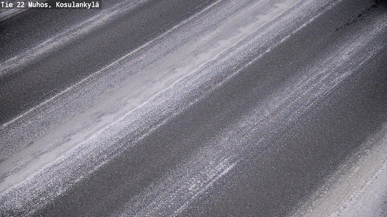 Weather Camera Image Road 22 Muhos, Kosulankylä, Muhos, Pohjois-Pohjanmaa