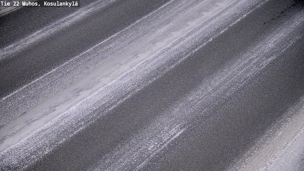 Weather Camera Image Road 22 Muhos, Kosulankylä, Muhos, Pohjois-Pohjanmaa