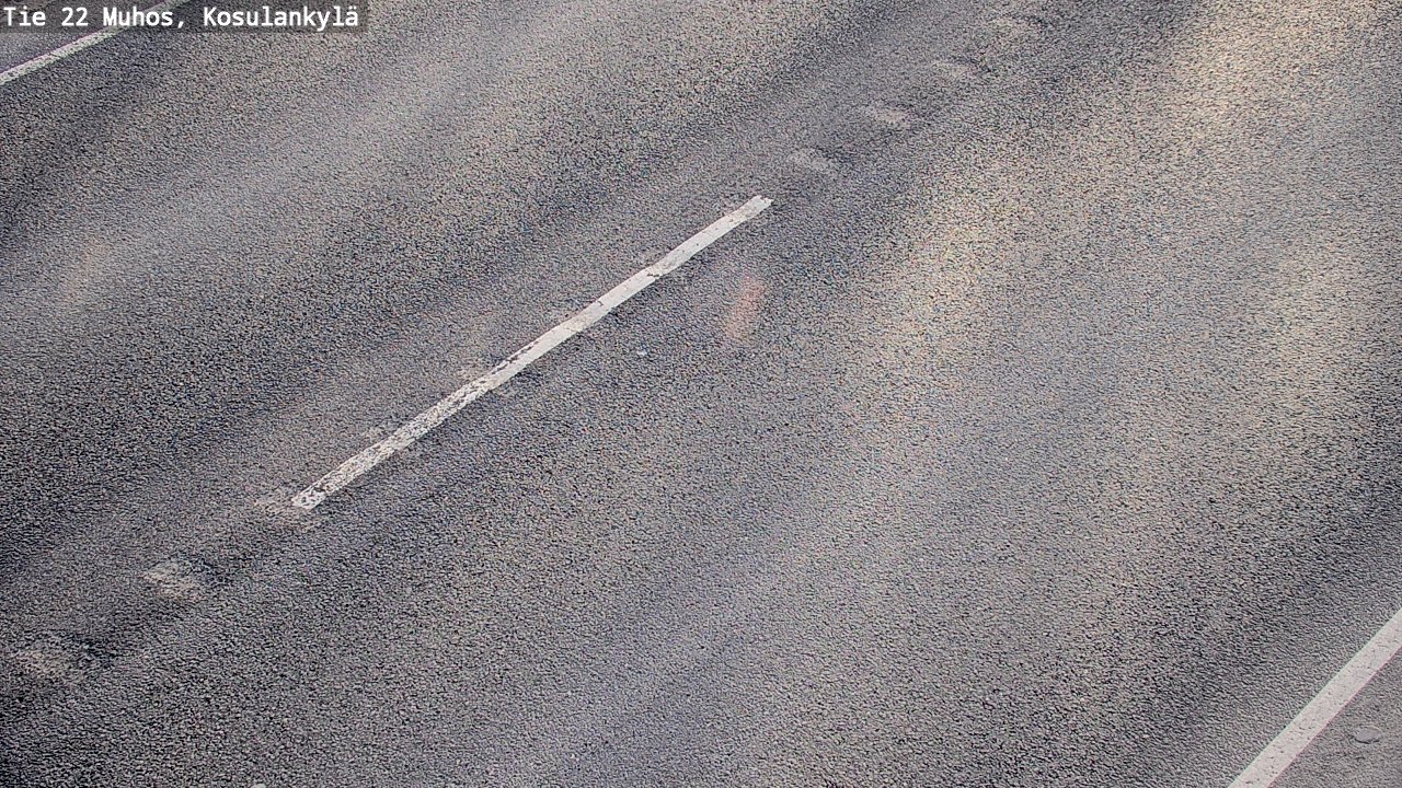 Weather Camera Image Väg 22 Muhos, Kosulankylä, Muhos, Pohjois-Pohjanmaa