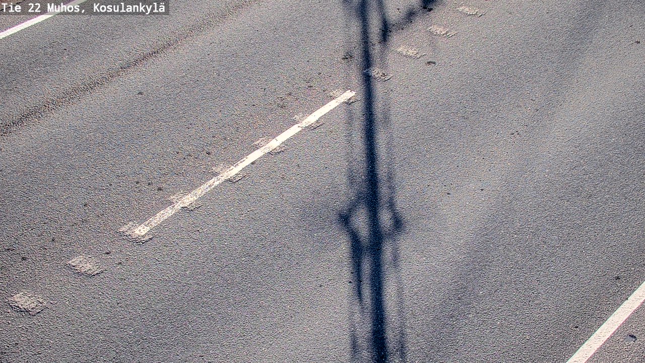 Weather Camera Image Road 22 Muhos, Kosulankylä, Muhos, Pohjois-Pohjanmaa