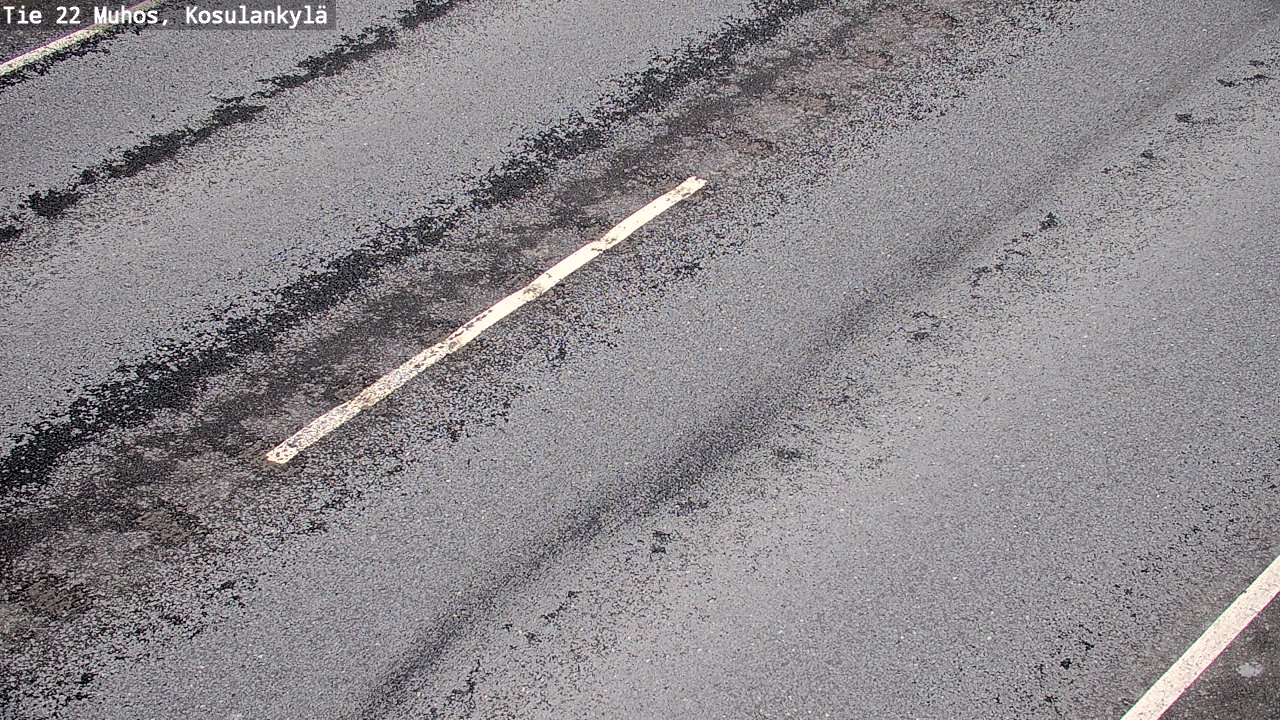 Weather Camera Image Road 22 Muhos, Kosulankylä, Muhos, Pohjois-Pohjanmaa