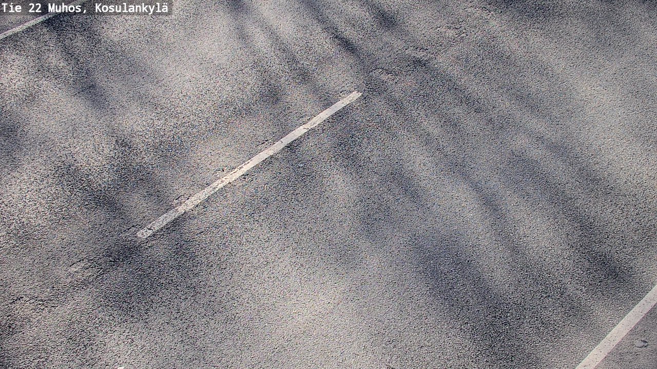 Weather Camera Image Väg 22 Muhos, Kosulankylä, Muhos, Pohjois-Pohjanmaa