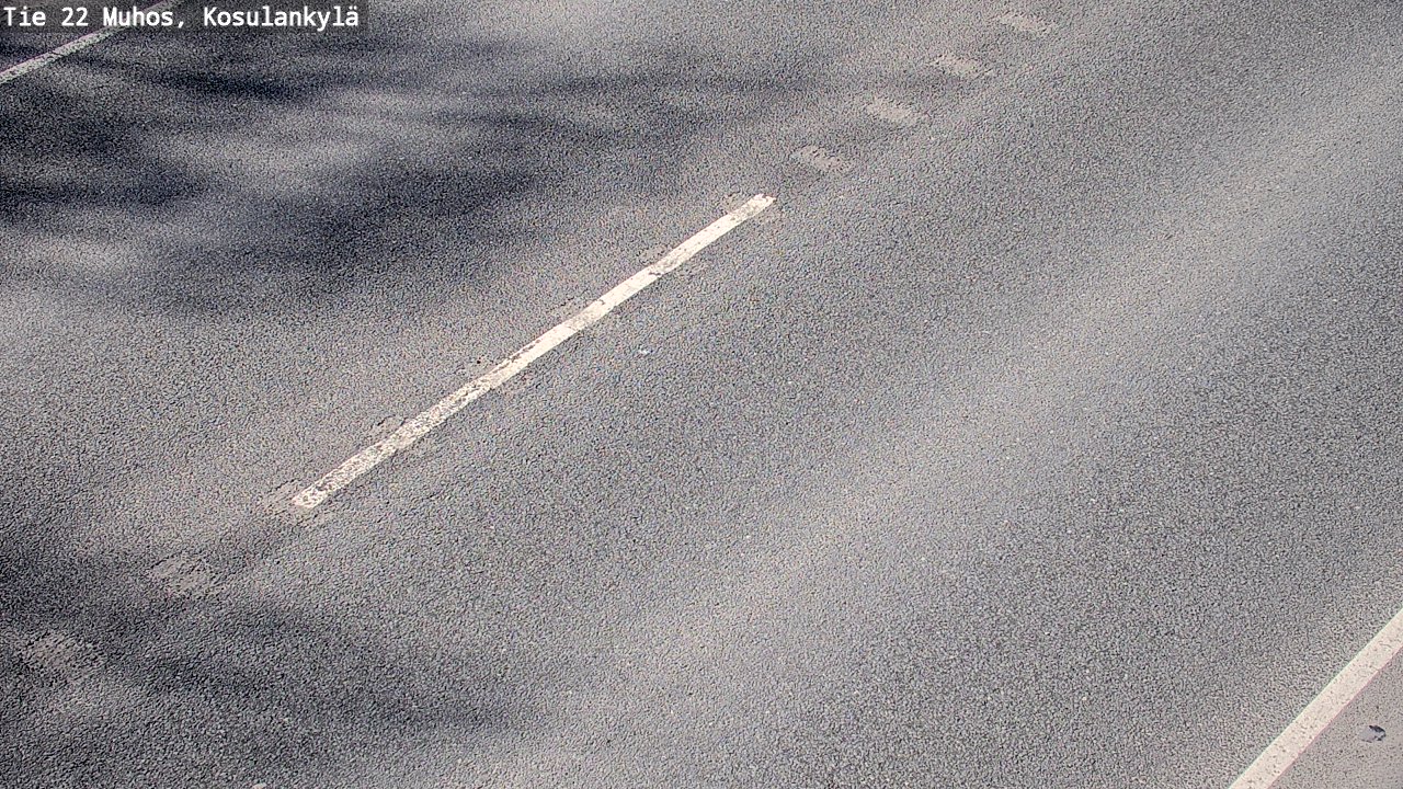 Weather Camera Image Väg 22 Muhos, Kosulankylä, Muhos, Pohjois-Pohjanmaa