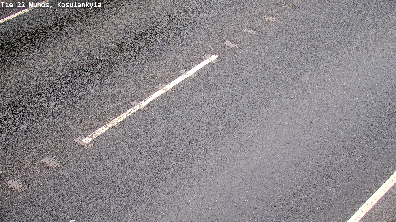 Weather Camera Image Road 22 Muhos, Kosulankylä, Muhos, Pohjois-Pohjanmaa