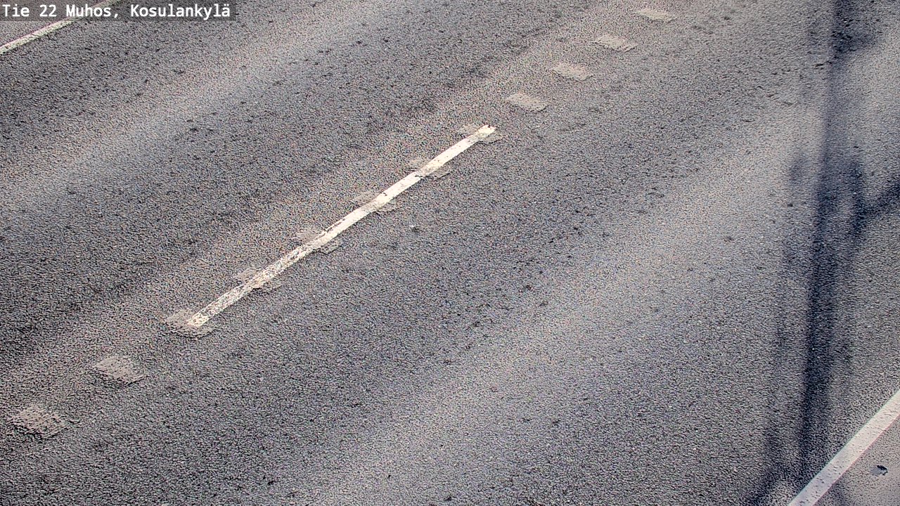 Weather Camera Image Väg 22 Muhos, Kosulankylä, Muhos, Pohjois-Pohjanmaa
