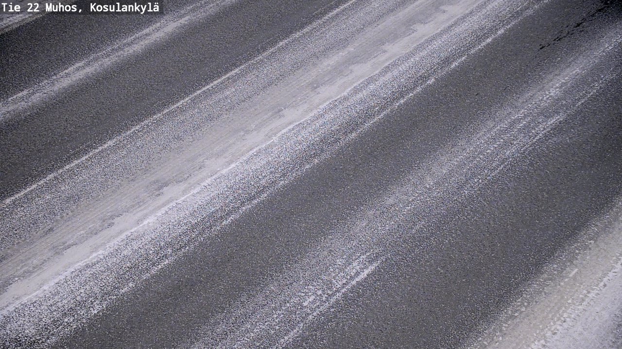 Weather Camera Image Road 22 Muhos, Kosulankylä, Muhos, Pohjois-Pohjanmaa