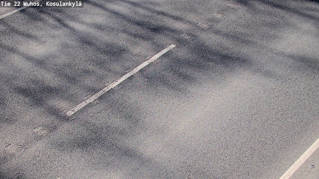 Weather Camera Image Väg 22 Muhos, Kosulankylä, Muhos, Pohjois-Pohjanmaa