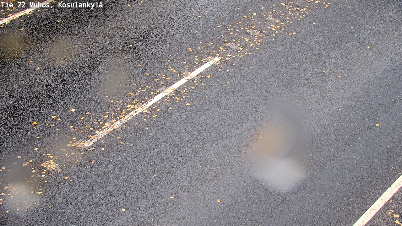 Weather Camera Image Road 22 Muhos, Kosulankylä, Muhos, Pohjois-Pohjanmaa