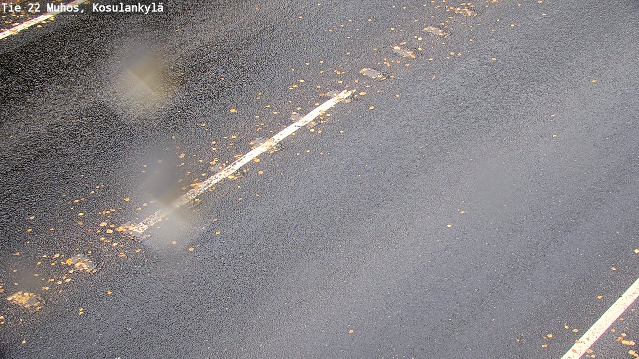 Weather Camera Image Road 22 Muhos, Kosulankylä, Muhos, Pohjois-Pohjanmaa