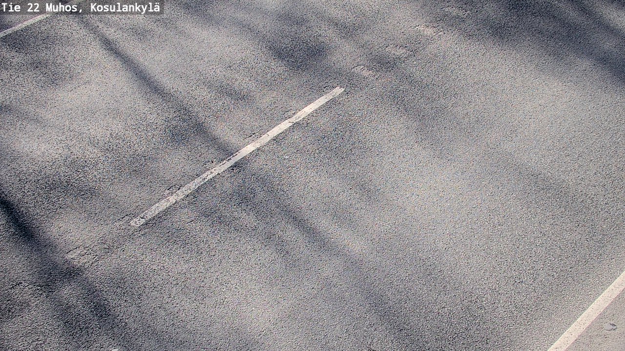 Weather Camera Image Väg 22 Muhos, Kosulankylä, Muhos, Pohjois-Pohjanmaa