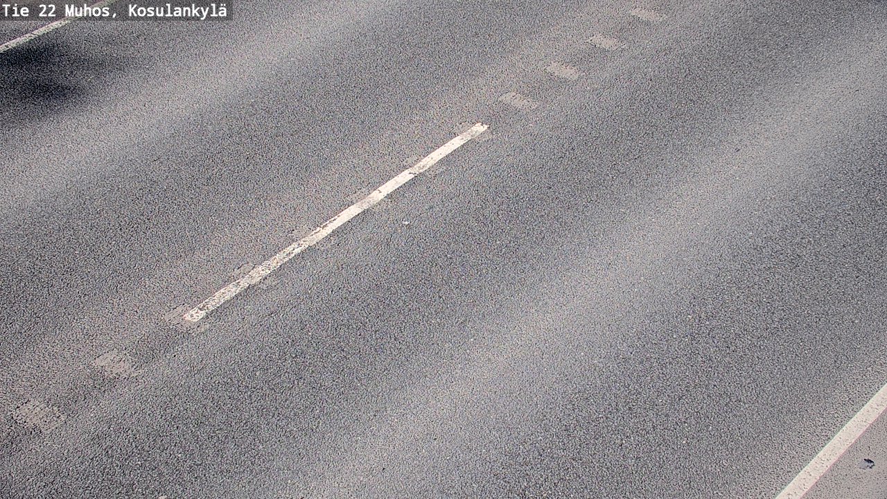 Weather Camera Image Väg 22 Muhos, Kosulankylä, Muhos, Pohjois-Pohjanmaa