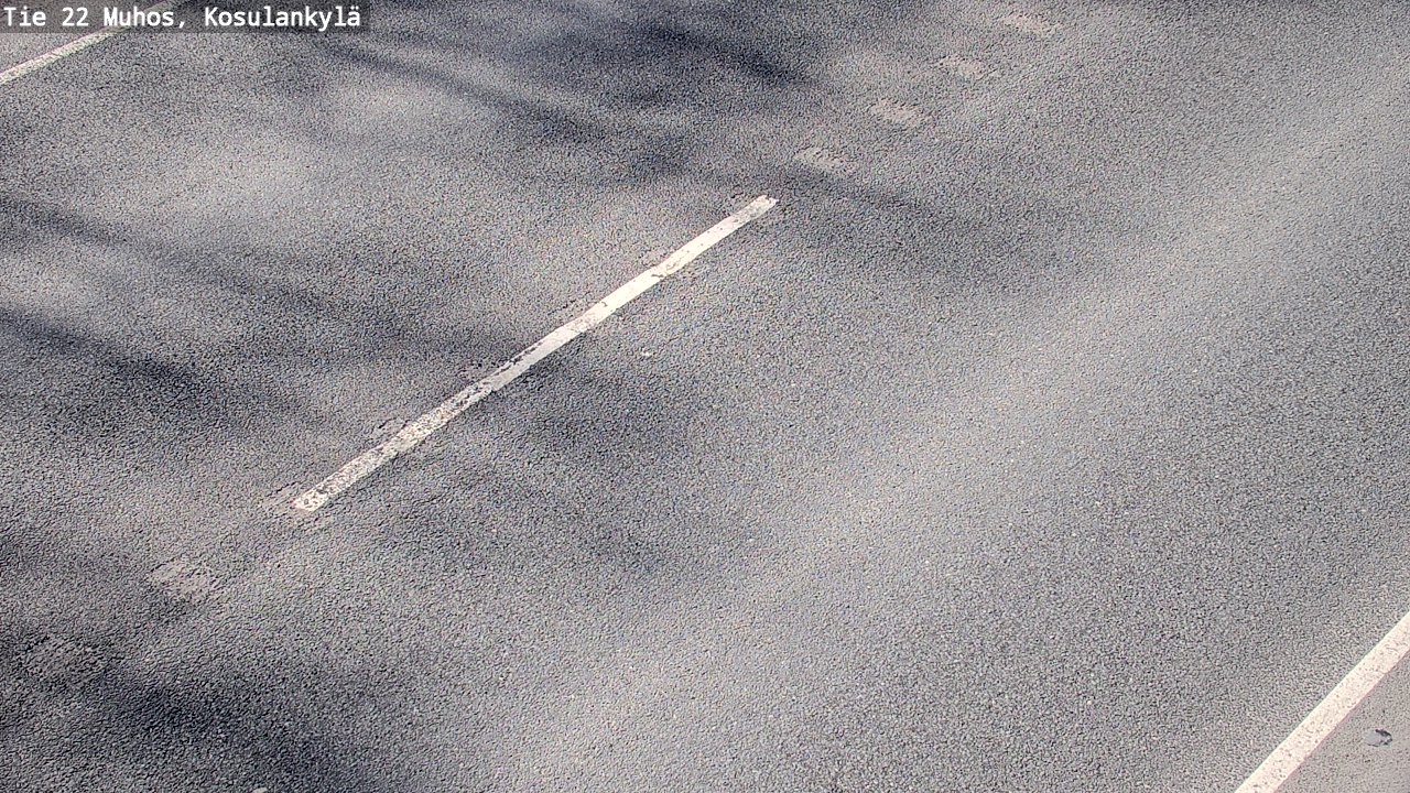 Weather Camera Image Väg 22 Muhos, Kosulankylä, Muhos, Pohjois-Pohjanmaa