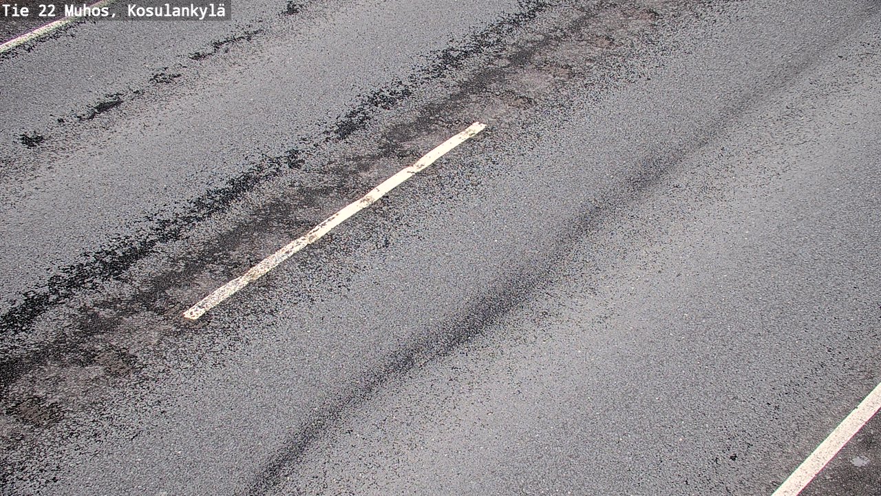 Weather Camera Image Road 22 Muhos, Kosulankylä, Muhos, Pohjois-Pohjanmaa