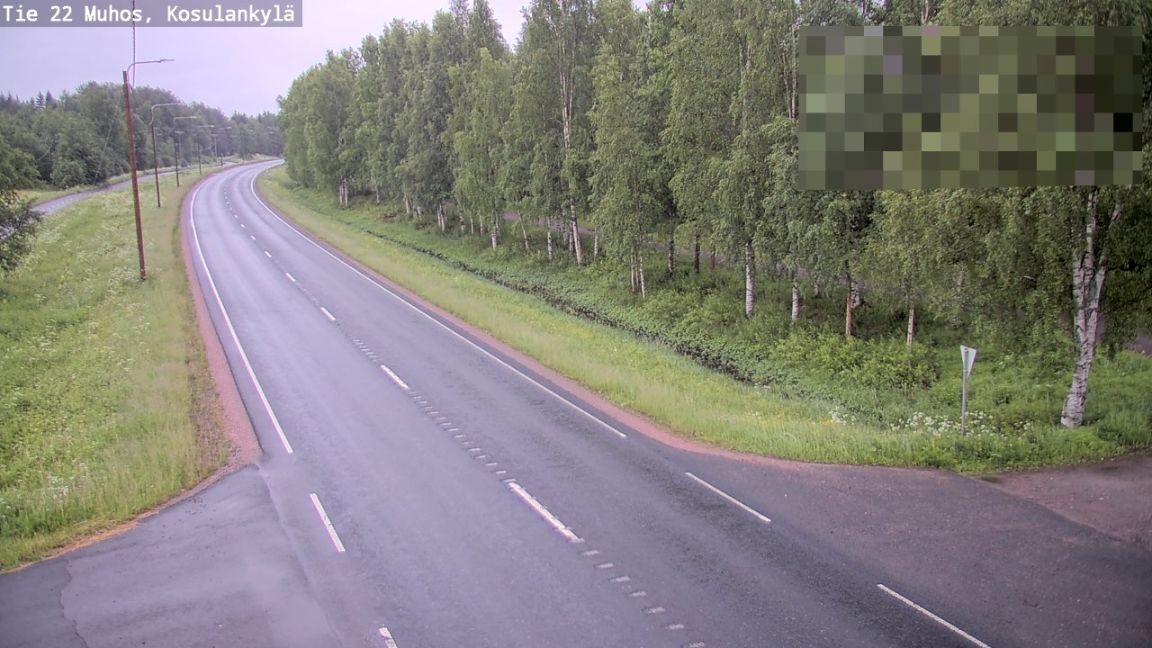 Kelikamerat Kuva Tie 22 Muhos, Kosulankylä, Muhos, Pohjois-Pohjanmaa