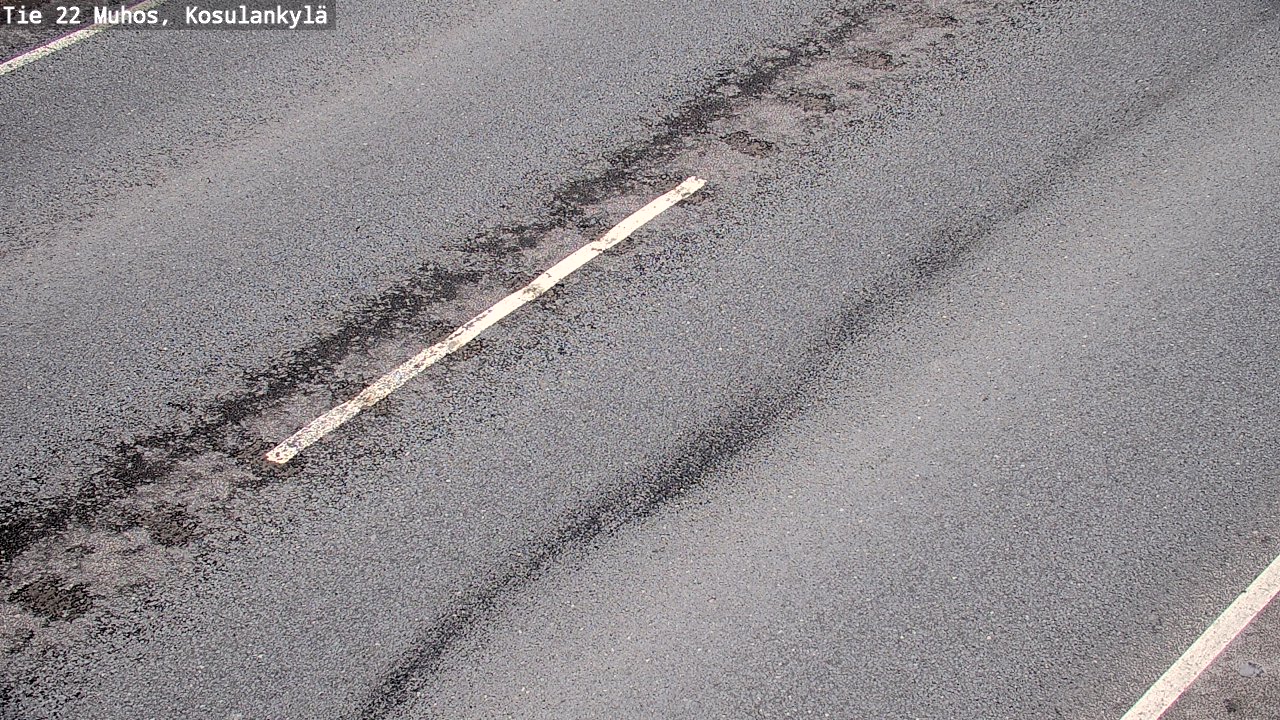 Weather Camera Image Road 22 Muhos, Kosulankylä, Muhos, Pohjois-Pohjanmaa