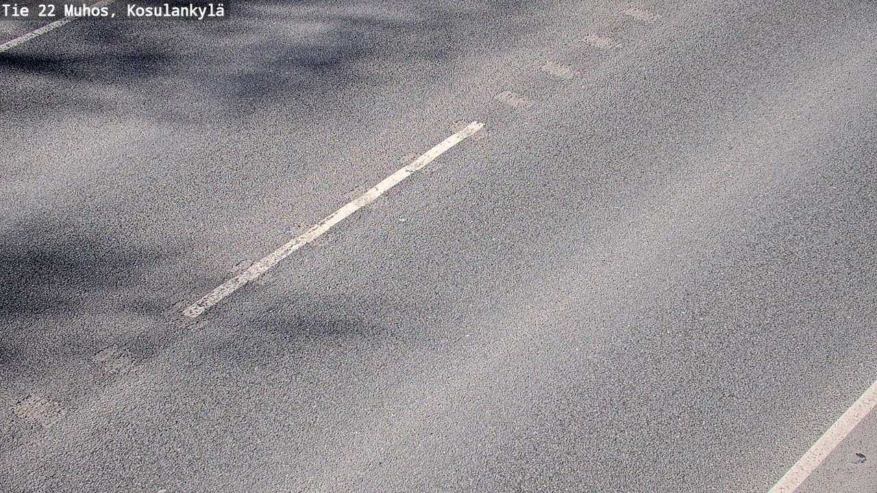 Weather Camera Image Väg 22 Muhos, Kosulankylä, Muhos, Pohjois-Pohjanmaa