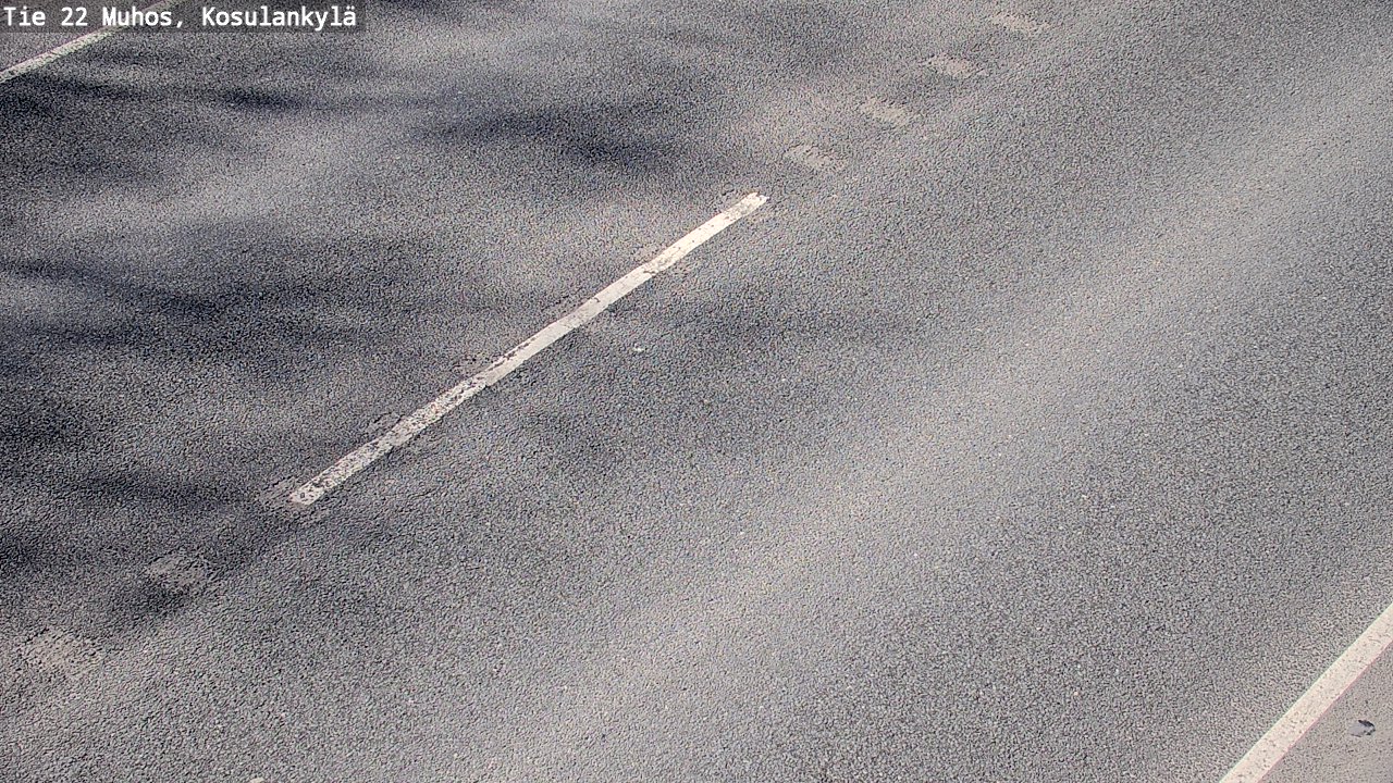 Weather Camera Image Väg 22 Muhos, Kosulankylä, Muhos, Pohjois-Pohjanmaa