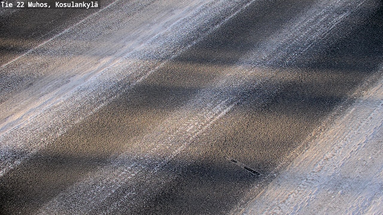 Weather Camera Image Road 22 Muhos, Kosulankylä, Muhos, Pohjois-Pohjanmaa