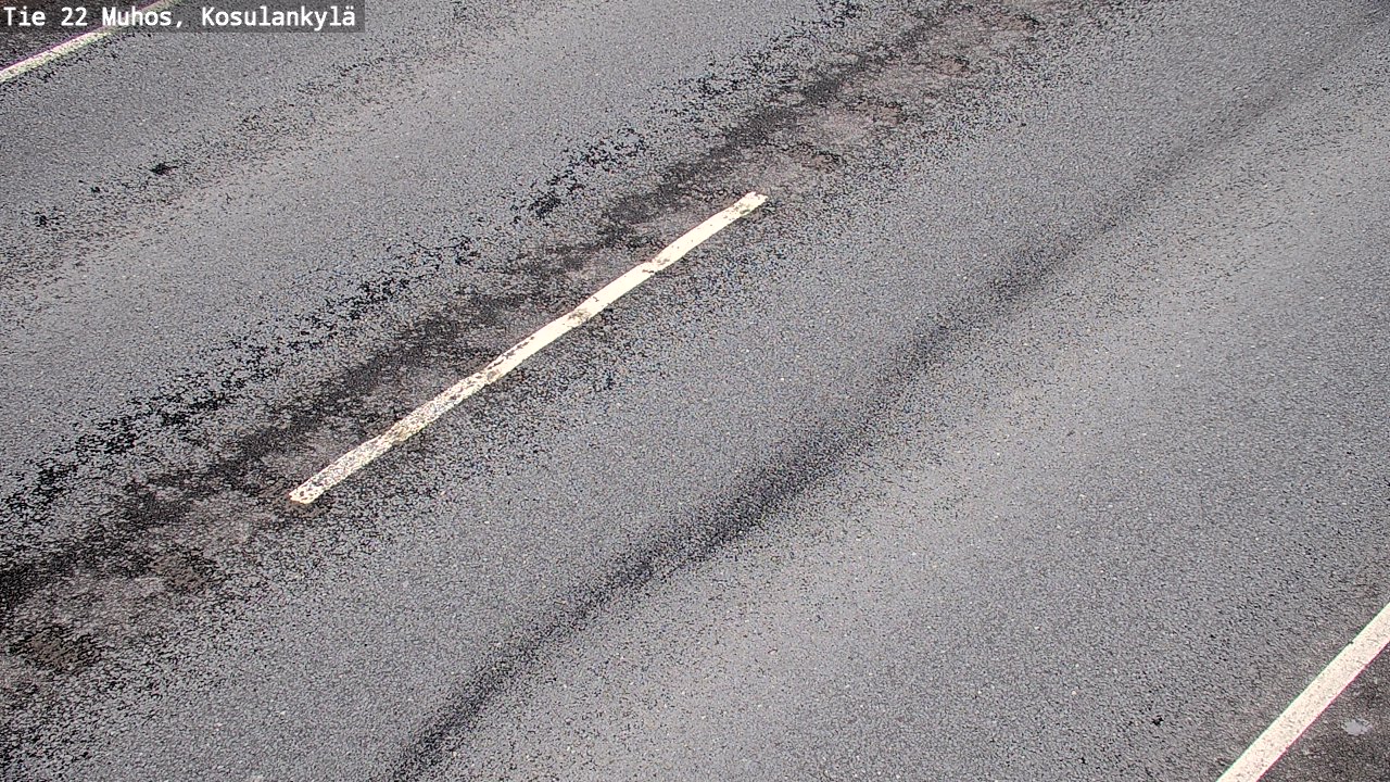 Weather Camera Image Road 22 Muhos, Kosulankylä, Muhos, Pohjois-Pohjanmaa