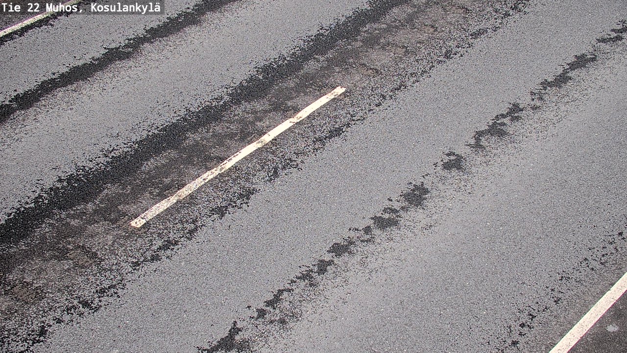Weather Camera Image Road 22 Muhos, Kosulankylä, Muhos, Pohjois-Pohjanmaa