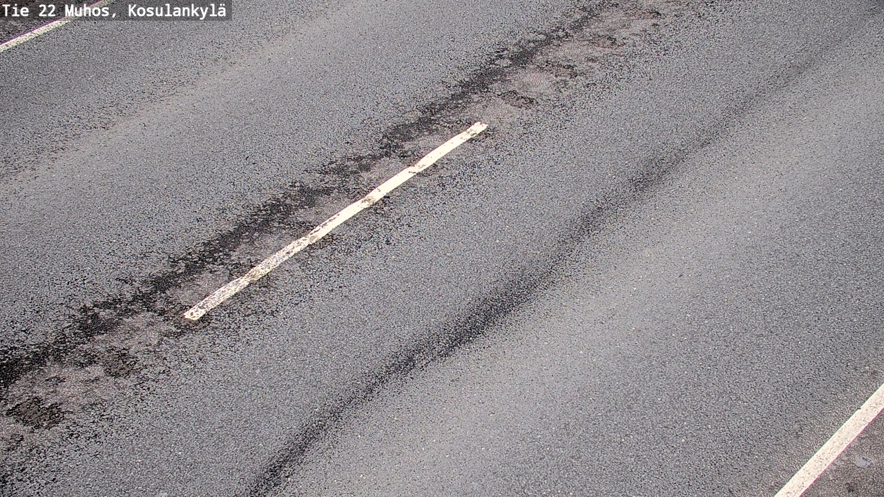 Weather Camera Image Road 22 Muhos, Kosulankylä, Muhos, Pohjois-Pohjanmaa