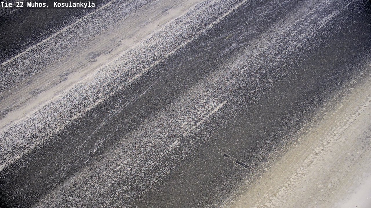Weather Camera Image Väg 22 Muhos, Kosulankylä, Muhos, Pohjois-Pohjanmaa