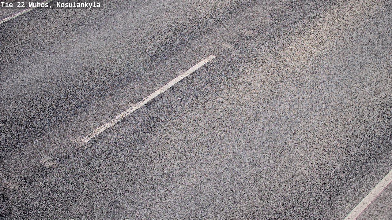 Weather Camera Image Väg 22 Muhos, Kosulankylä, Muhos, Pohjois-Pohjanmaa