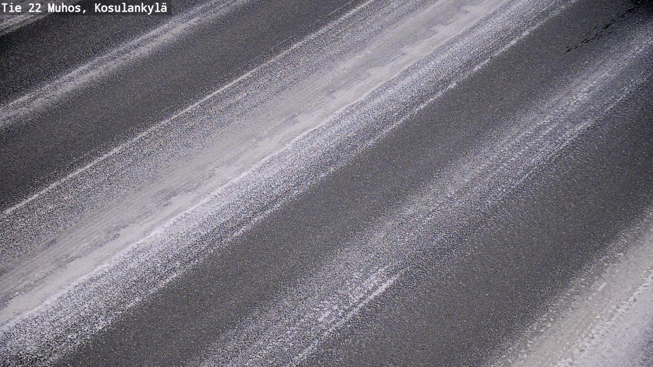 Weather Camera Image Road 22 Muhos, Kosulankylä, Muhos, Pohjois-Pohjanmaa