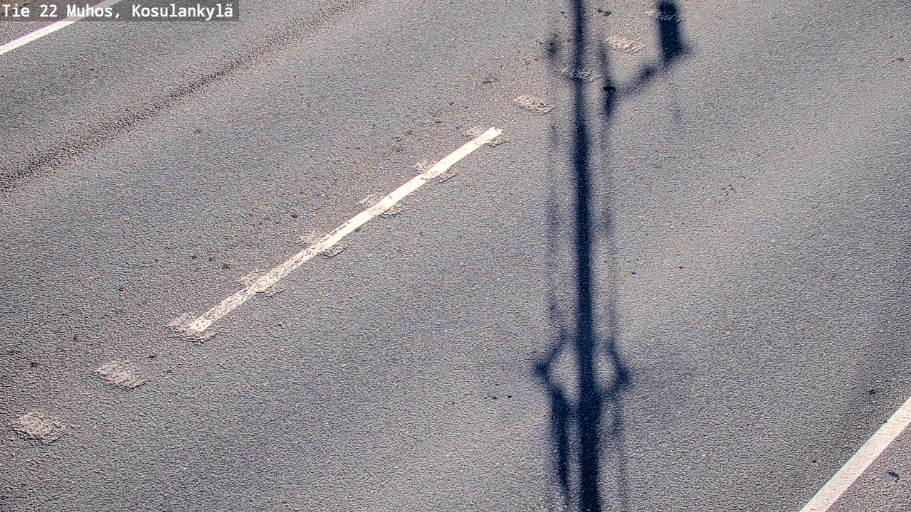 Weather Camera Image Road 22 Muhos, Kosulankylä, Muhos, Pohjois-Pohjanmaa