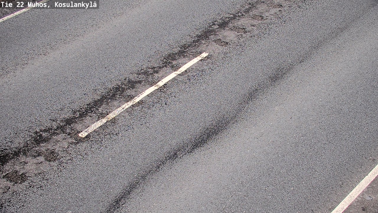 Weather Camera Image Road 22 Muhos, Kosulankylä, Muhos, Pohjois-Pohjanmaa