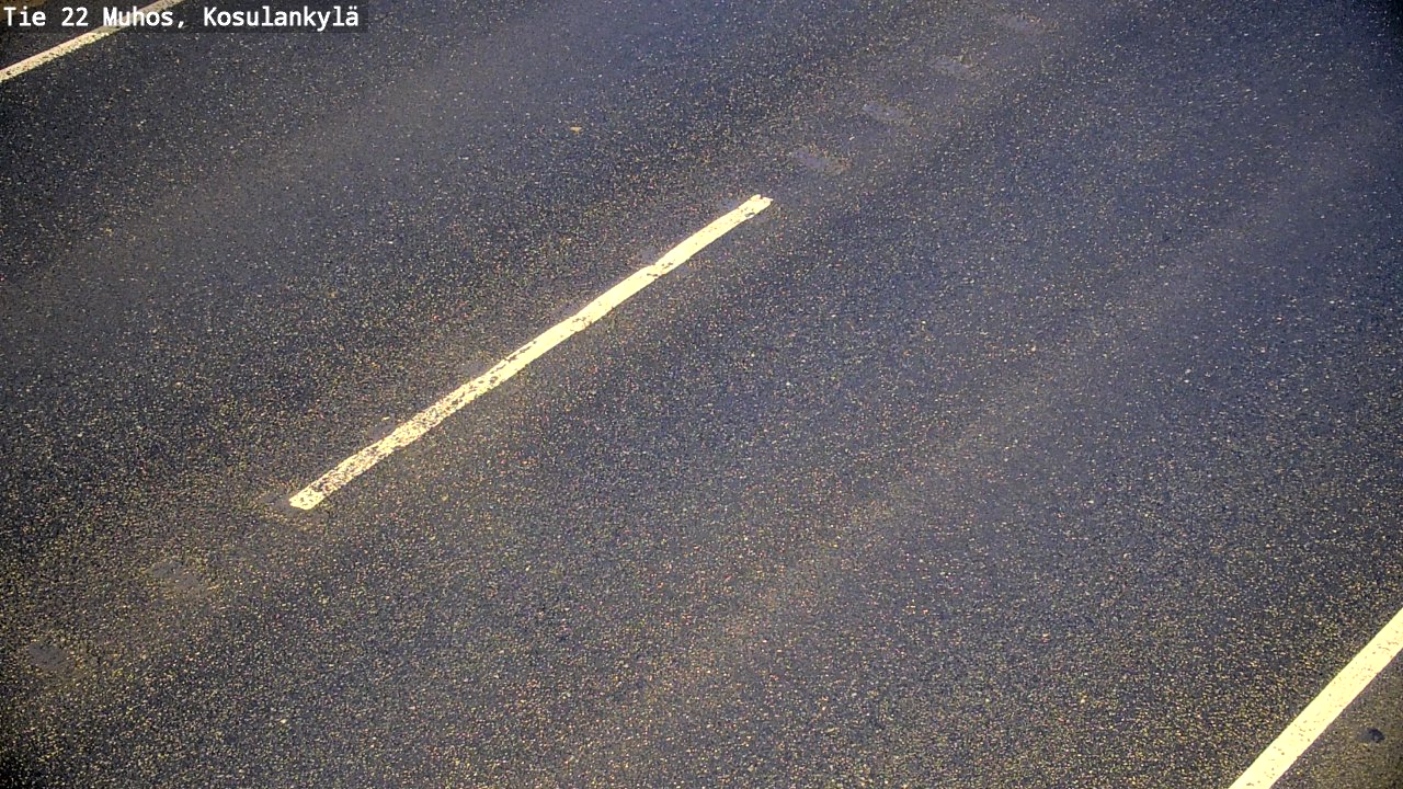 Weather Camera Image Road 22 Muhos, Kosulankylä, Muhos, Pohjois-Pohjanmaa