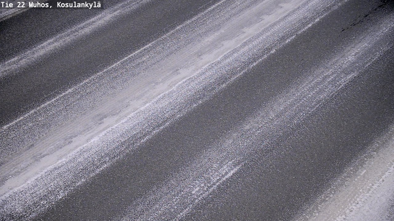 Weather Camera Image Road 22 Muhos, Kosulankylä, Muhos, Pohjois-Pohjanmaa