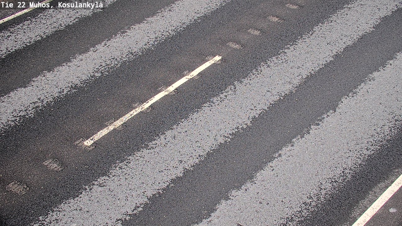 Weather Camera Image Road 22 Muhos, Kosulankylä, Muhos, Pohjois-Pohjanmaa